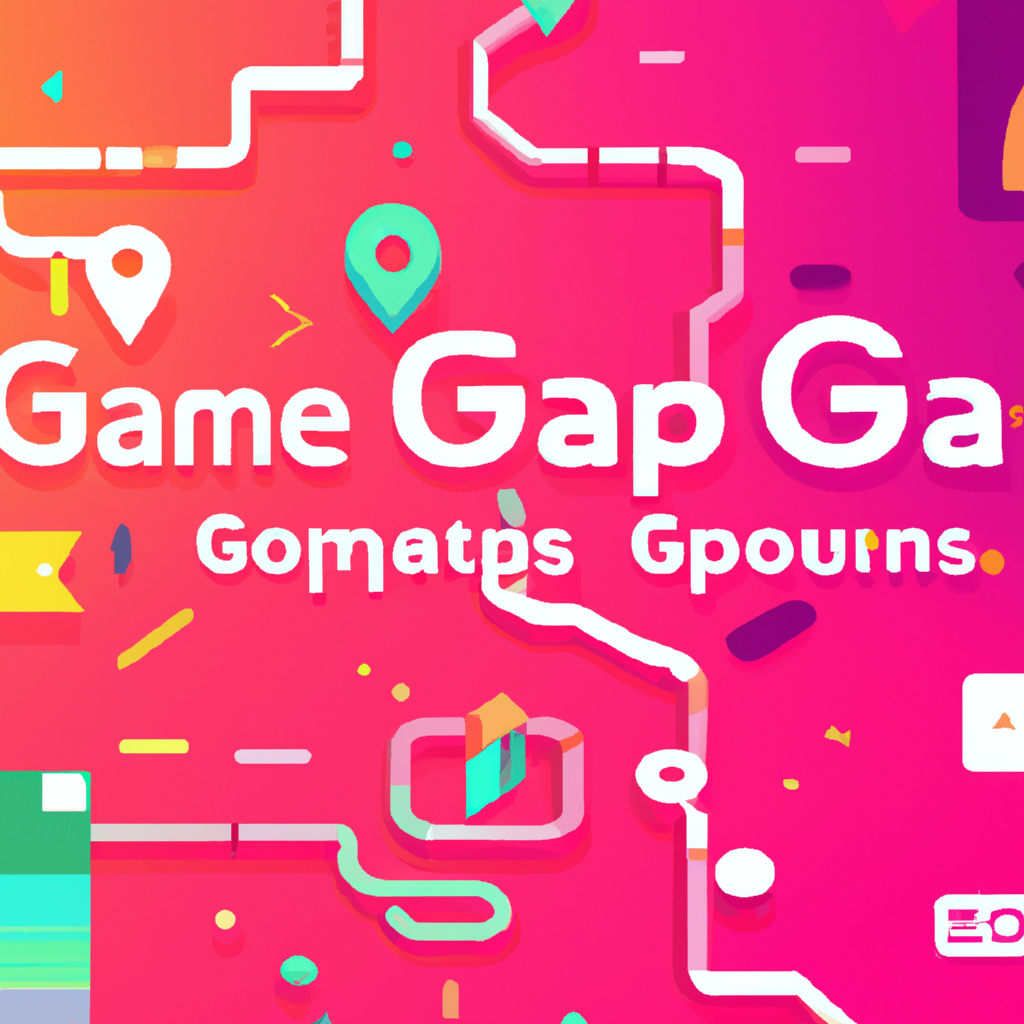 stylized roadmap graphic with neon nodes and diagonal seam